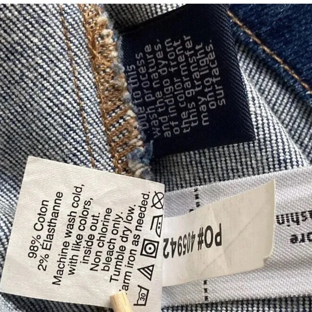Madewell zip denim
